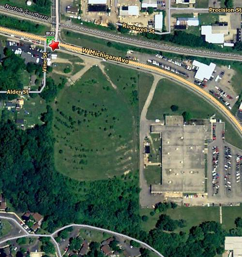 Bel Air Drive-In Theatre - Aerial